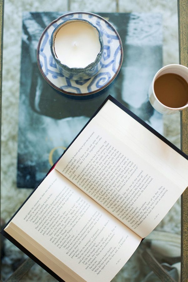 Book candle table