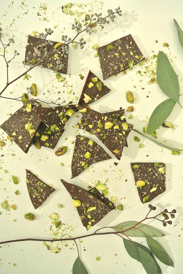 Pistachio + Cocoa Nib Salted Toffee